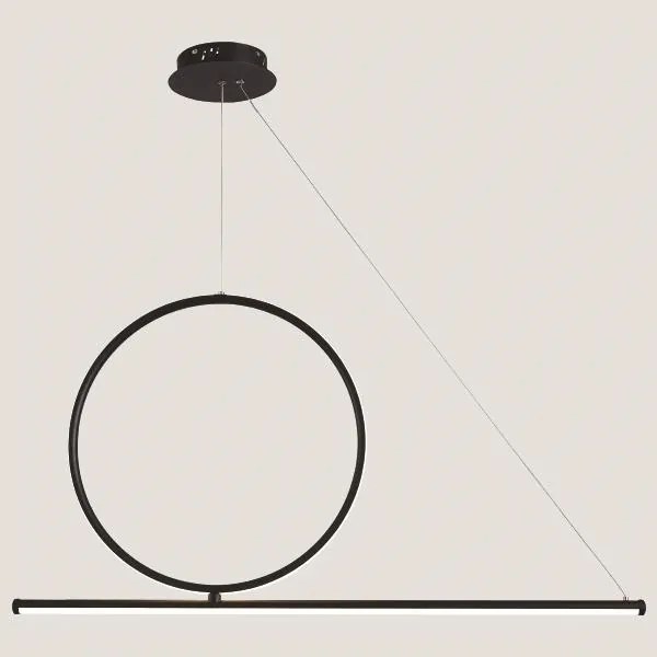 Lustră LED pe cablu LED/32W/230V 3000K negru