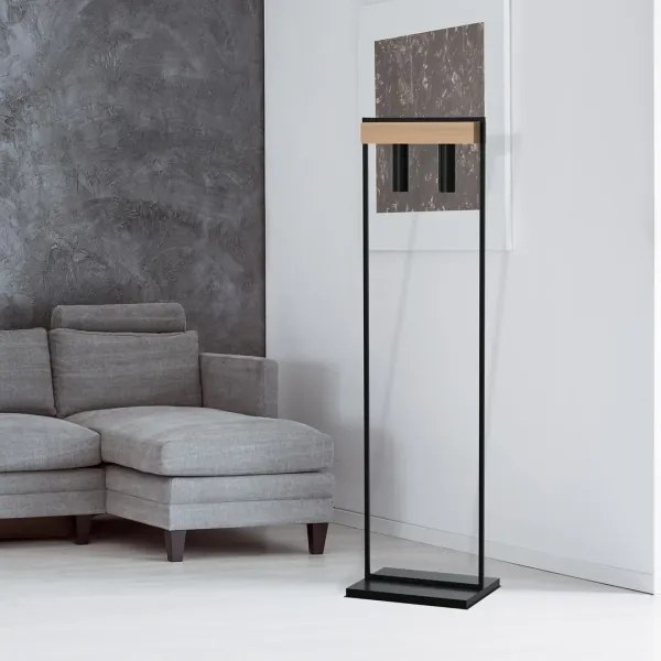 Lampadar WEST 2xGU10/25W/230V negru