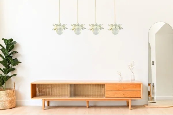 Bohemia-Design - Lustră suspendată pe cablu 1xE27/60W/230V crem