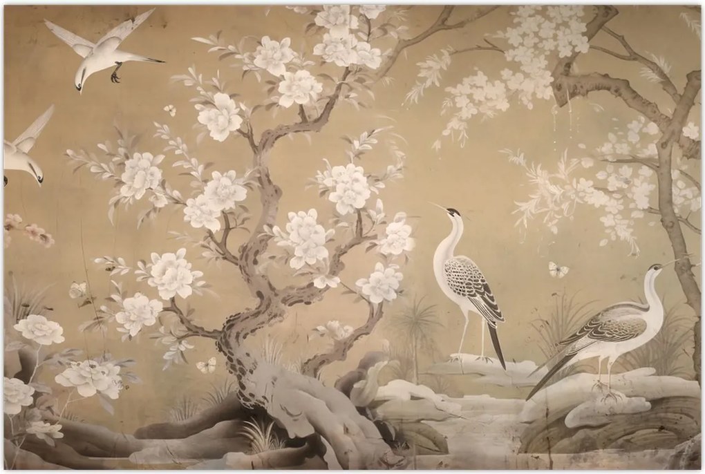 Tablou - Desen animat peisaj japonez (90x60 cm)