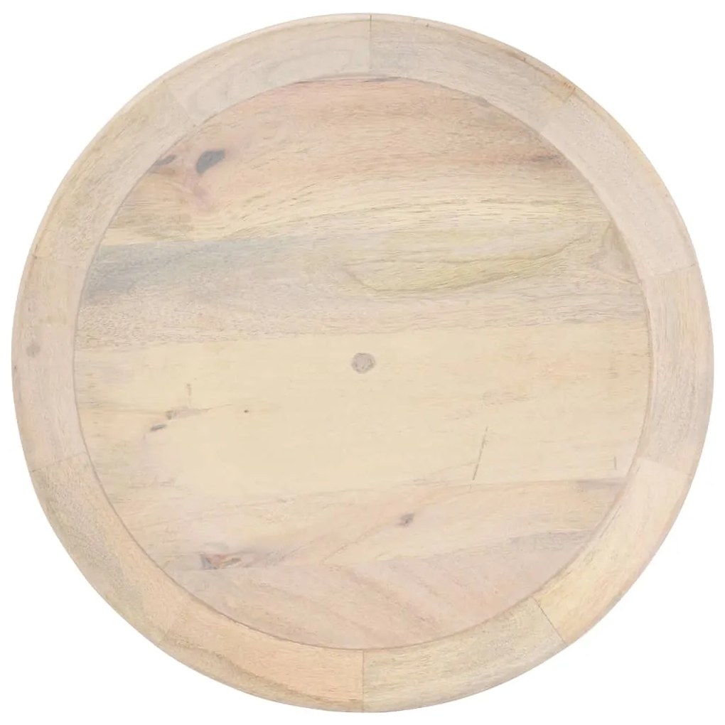 320599 vidaXL Masă laterală, Ø50 x 55 cm, lemn masiv de mango