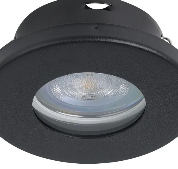 SET 3x corp de iluminat LED pentru baie Eglo 901758 FAVAZZINA 1xGU10/4W/230V IP44 negru