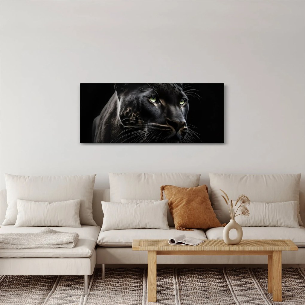 Tablou - Pantera Neagră (120x50 cm)