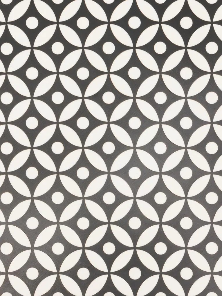 Masuta laterala, din metal si rasina, Mosaic