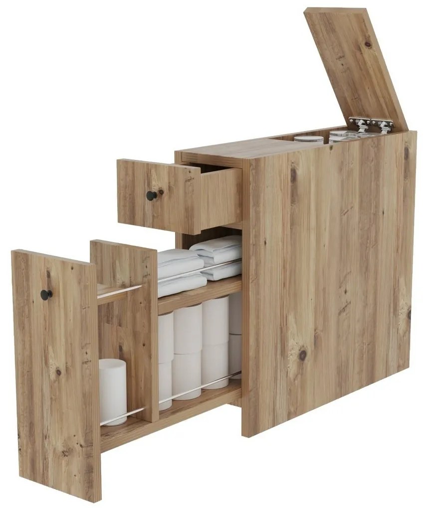 Dulap pentru baie Calencia Oak