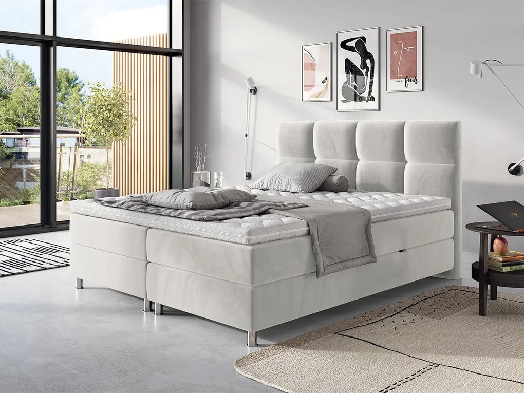 Pat matrimonial Boxspring 160 cm Amarydia (fresh 01). 1054296