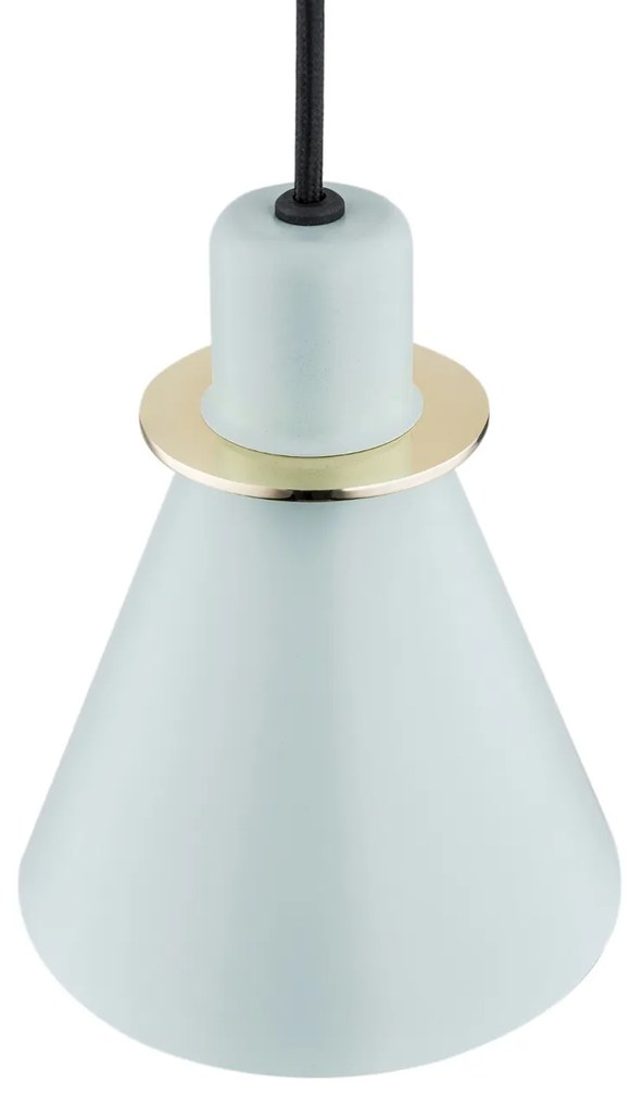 Pendul modern design retro Beverly albastru/auriu