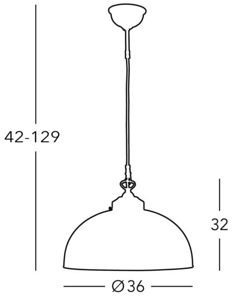 Lustră pe cablu Kolarz 731.32.75 NONNA 1xE27/75W/230V