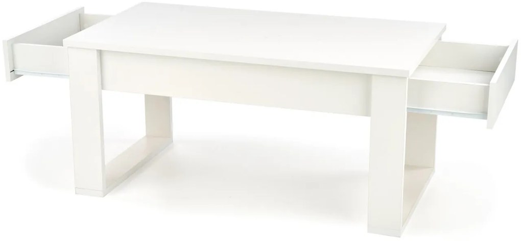Masa de cafea dreptunghiulara Nea alba L110 cm