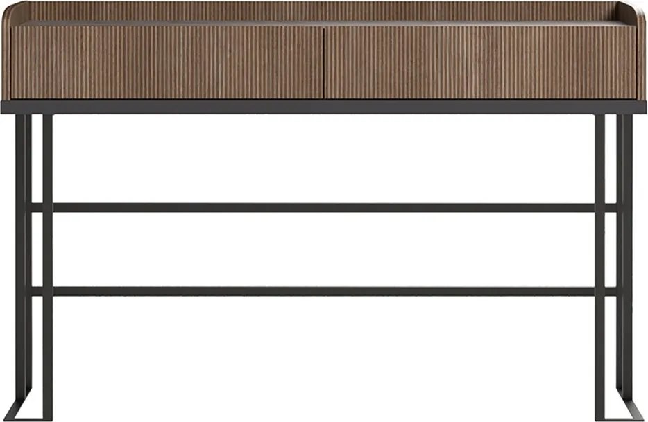 Consolă lemn masiv Eclat, 130 × 41 × 83,5 cm