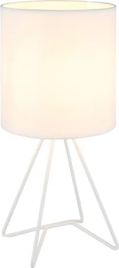 Globo 21734W - Lampă de masă TAMIAN 1xE14/40W/230V albă