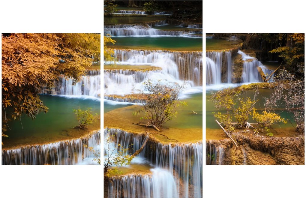 Tablou - Cascada Huay Mae Khamin, Thailanda (90x60 cm)