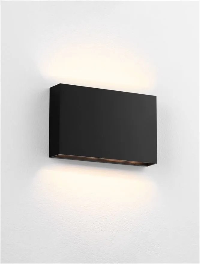 Aplica LED iluminat exterior ambiental IP65 YOKO II negru