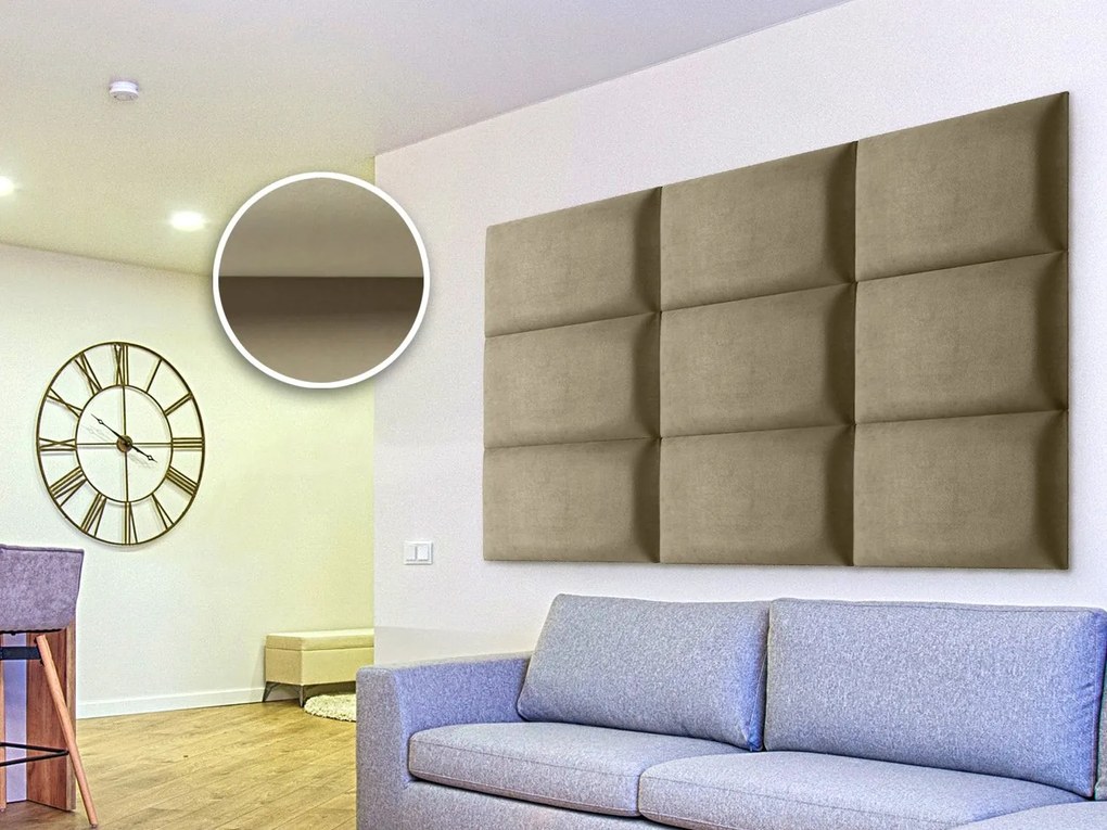 Panou tapițat Soundless 40x30 cm (capuccino). Promo -6%. 1068513