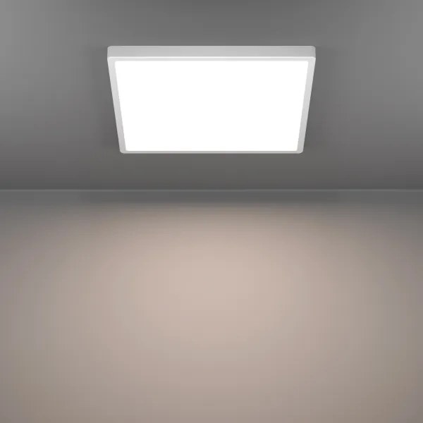 Eglo 901729 - Plafonieră LED pentru baie FUEVA-Z RGBW, dimmabilă, 17,8 W, 230 V, Ø39 cm, IP44, alb