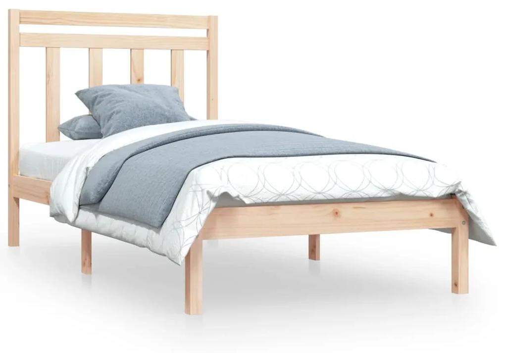 3105240 vidaXL Cadru de pat, 100x200 cm, lemn masiv