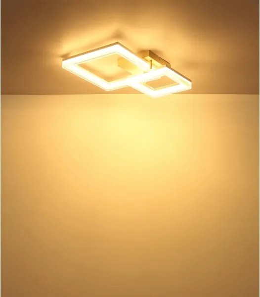 Globo 48047D - Plafonieră LED ZARA LED/24W/230V 3000K 46,5x62,5 cm