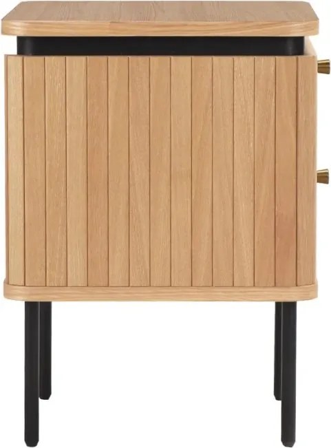 Noptiera cu furnir de stejar ATELIER 55cm