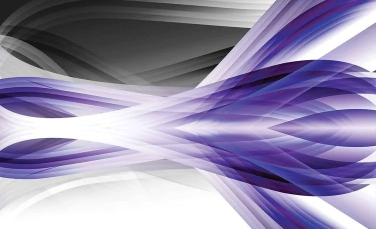 Abstract Light Pattern Purple Fototapet, (206 x 275 cm)
