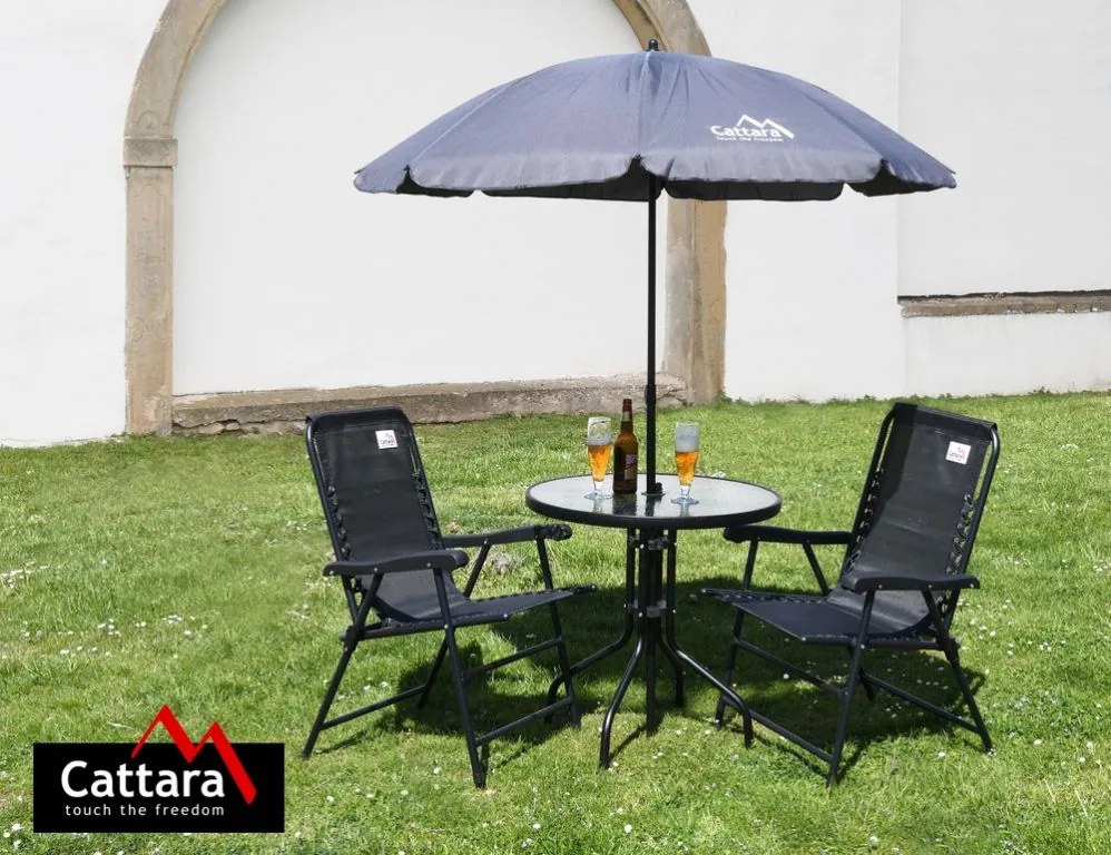 Umbrelă pliabilă 180 cm - gri