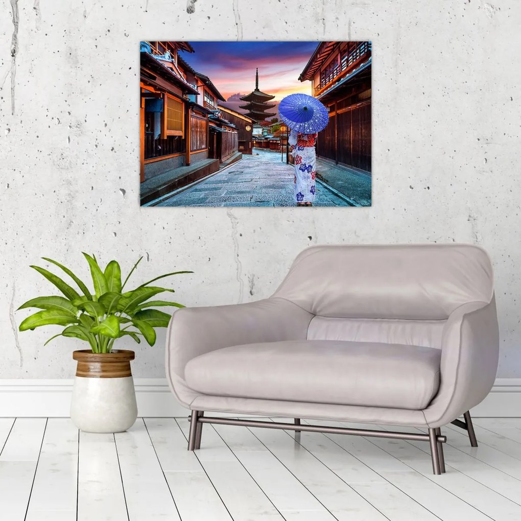 Tablou - Femeie asiatică (70x50 cm)