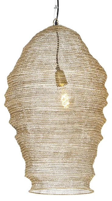 Lampă suspendată orientală aurie - Nidum