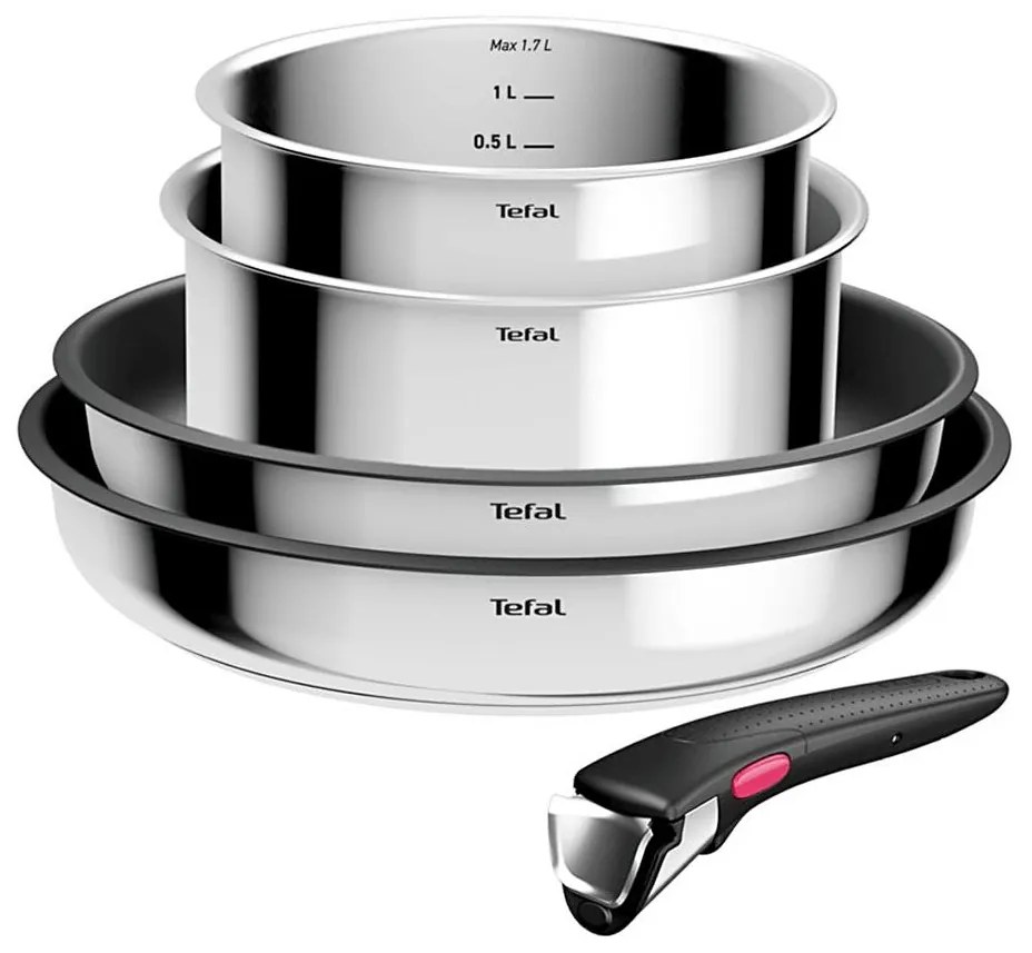 Tefal - Set de vase INGENIO COOK, 5 piese, inox