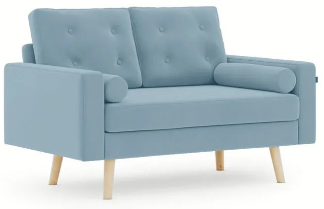 Canapea MANDI albastra deschis 2 locuri