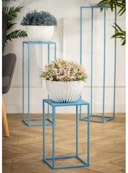 Suport de flori 40x24 cm albastru