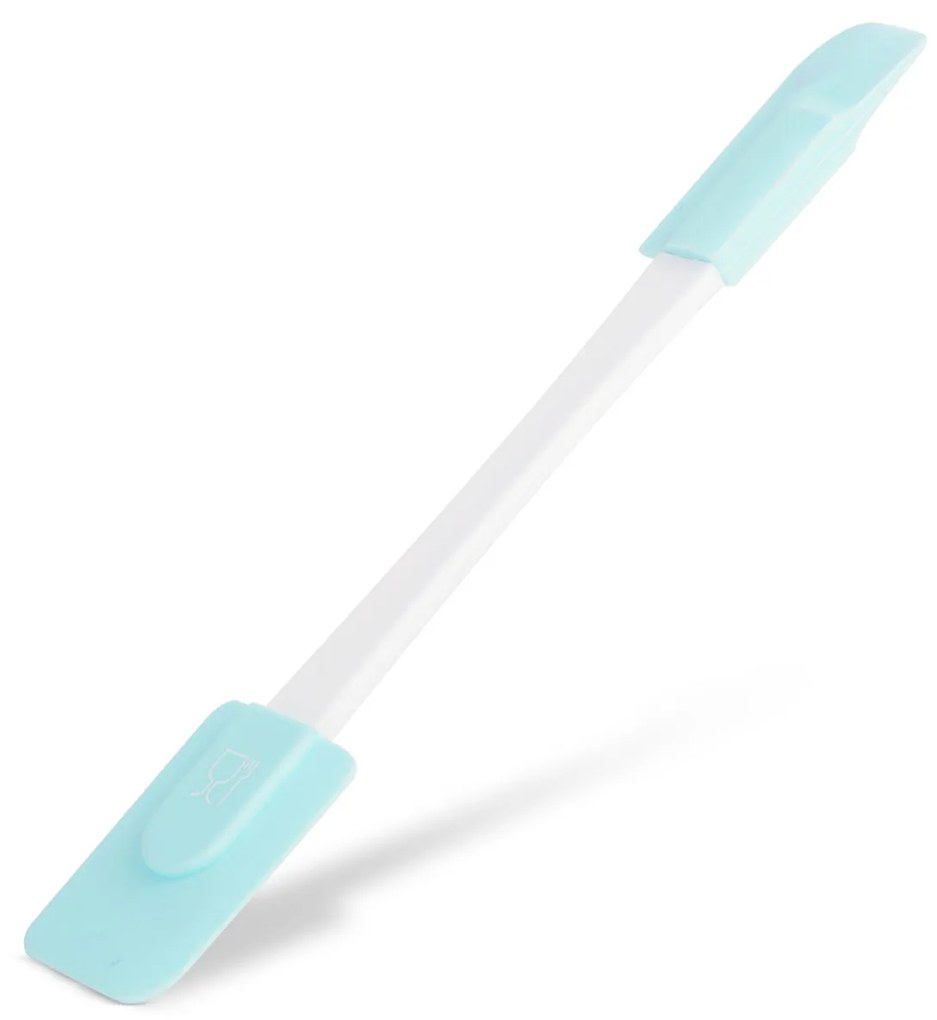 Spatula din silicon - albastru deschis - 24,5 x 4,5 cm