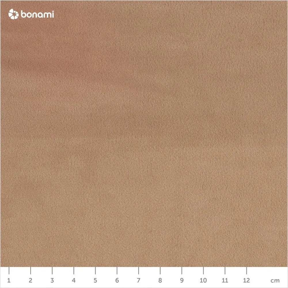 Pat matrimonial bej tapițat cu spațiu de depozitare 180x200 cm Tate – Maison de Rêve