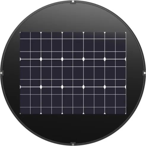 Lampă stradală solară LED cu senzor LUVIA LED/15W/3,2V 6500K IP54 5400 mAh+telecomandă