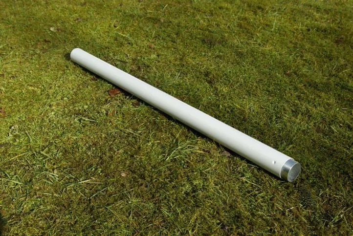Umbrelă Garth cu mâner - alb, 4 m
