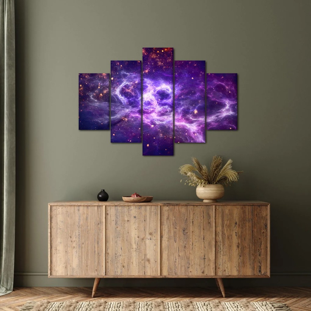 Tablou - Universul violet (150x105 cm)
