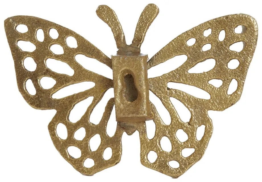 Decorațiune de perete din metal 10x7 cm Butterfly – Light &amp; Living