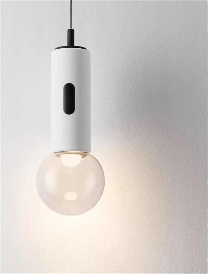 Pendul LED design minimalist CHRONOS alb