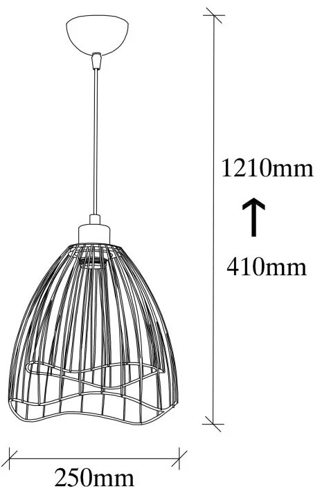 Lustra Zeyno - 6400 Negru