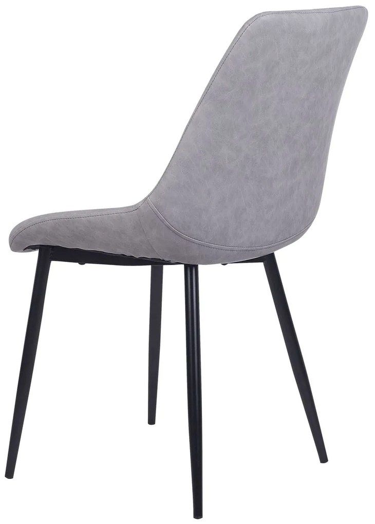 Set 2 buc. scaune pentru sufragerie Masar (gri deschis). 1009942