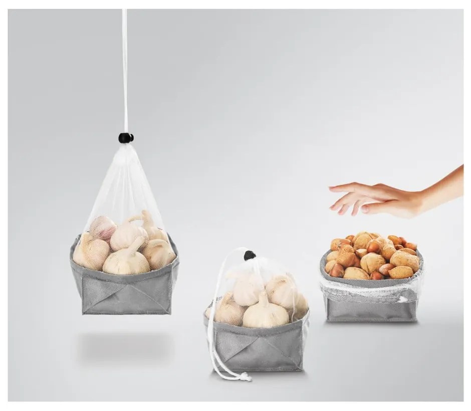 Cutie depozitare pliabilă pentru alimente Metaltex, 12 x 12 cm