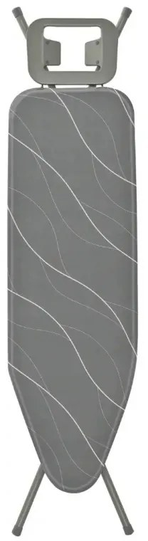 Masă de călcat Kinghoff KH 1939, 114x35.5 cm, 7 poziții de reglare, Suport pentru fier de călcat, Gri