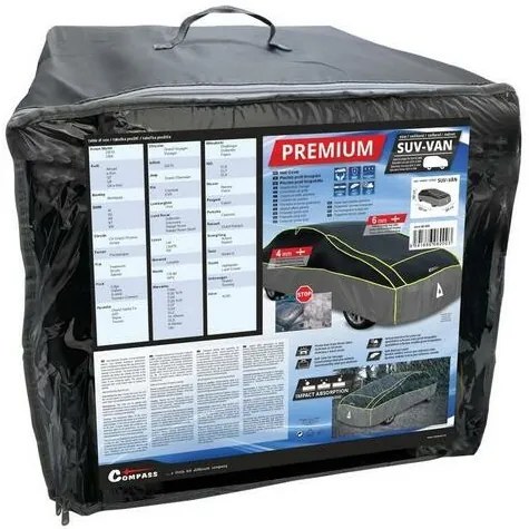 Compass Prelată de protecție împotriva grindineiPREMIUM SUV-VAN 530 x 205 x 160 cm