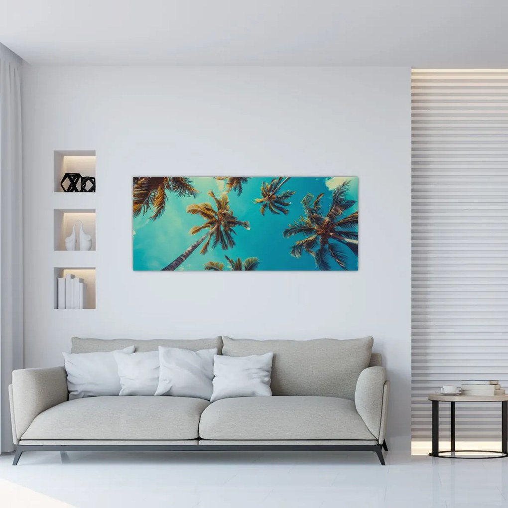 Tablou - Palmieri înalți (120x50 cm)