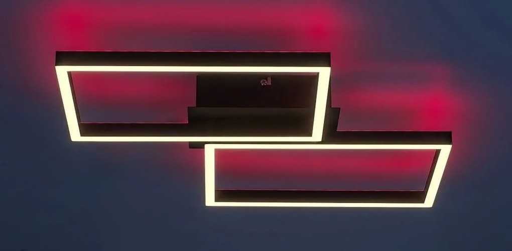 Plafoniera LED RBG si telecomanda Ludano