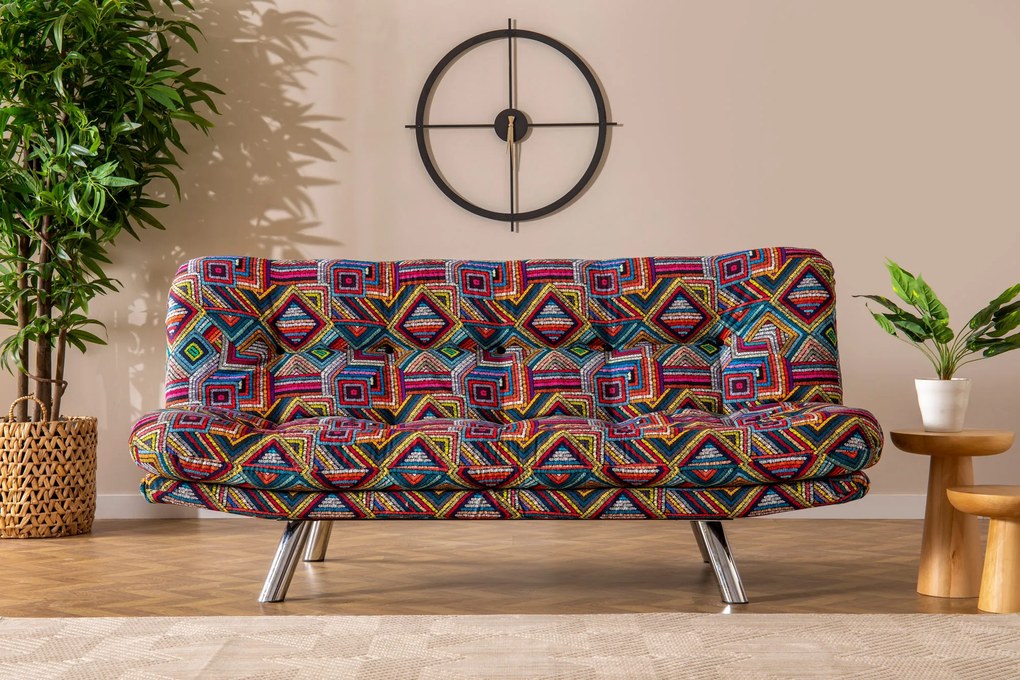 Canapea trei locuri Mishike (Multicolor). 1072886