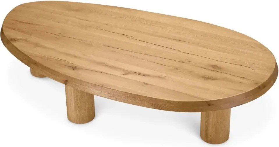 Masuta de cafea din lemn design LUX Prelude, Reclaimed oak