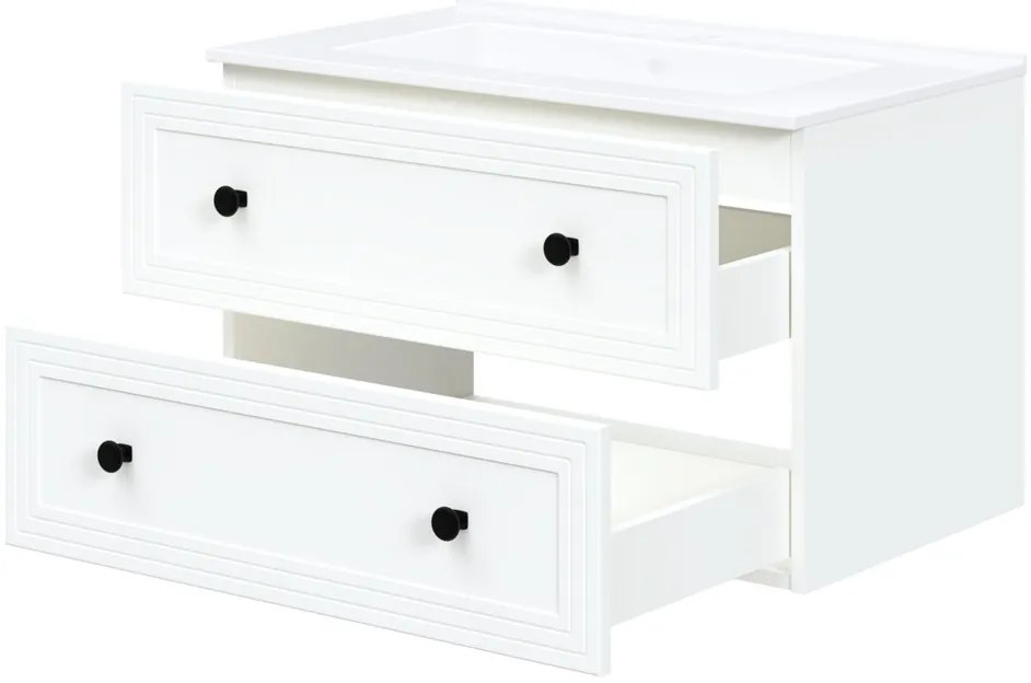 Dulap sub lavoar Bondi 80 cm, alb