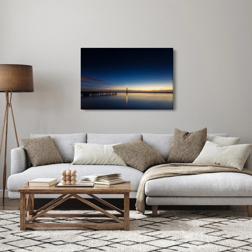 Tablou - Far în zare (90x60 cm)