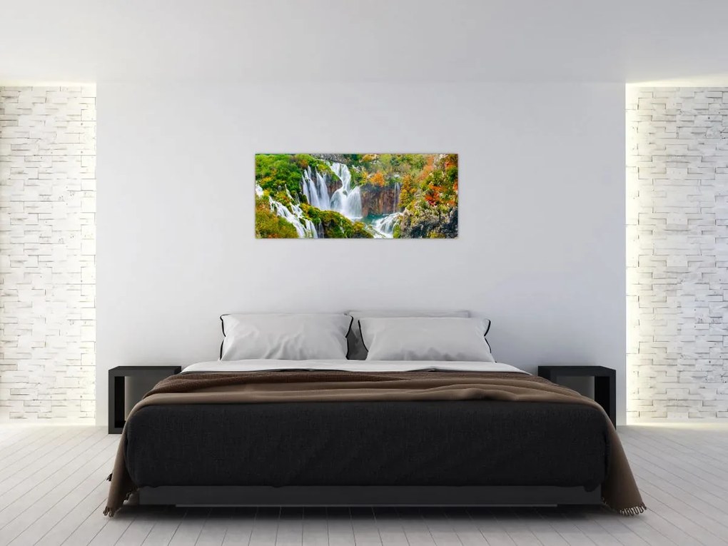 Tablou - Parcul Național Lacurile Plitvice (120x50 cm)