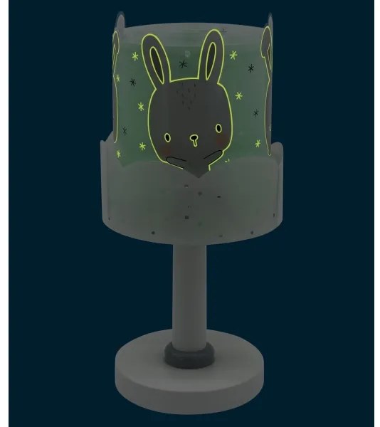 Lampă pentru copii BUNNY 1xE14/40W/230V verde Dalber 61151H