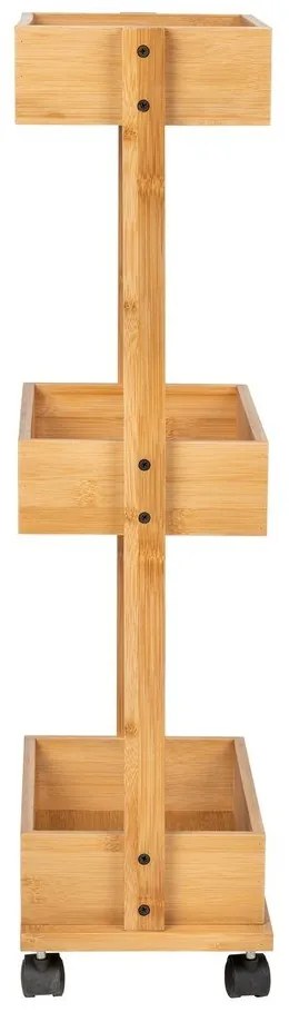 Etajeră baie din bambus Wenko Allegre